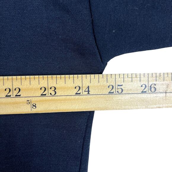 Dallas Cowboys Cropped Hoodie M Sequin Star Cozy Black Fleece Pullover NFL Cuce - Picture 10 of 13